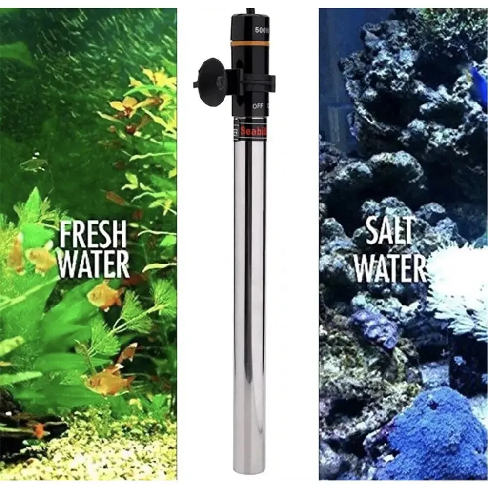 500w Anti Explosion Aquarium Heater With Alarm